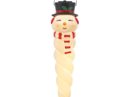 Mr. Christmas LED Blow Mold Snowman Icicle 12 in. Hanging Decor Cheap