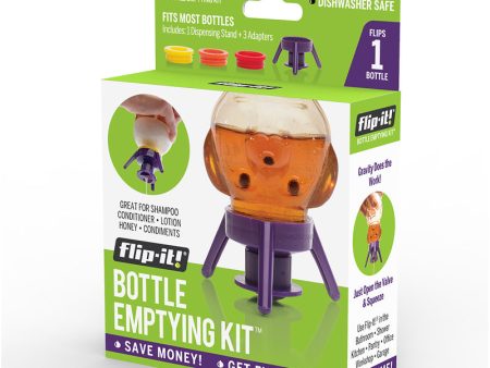 Flip-it! Purple Polypropylene Bottle Emptying Kit For Sale