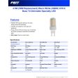 Feit LED T4 GY8.6 LED Bulb Warm White 50 Watt Equivalence 1 pk Sale