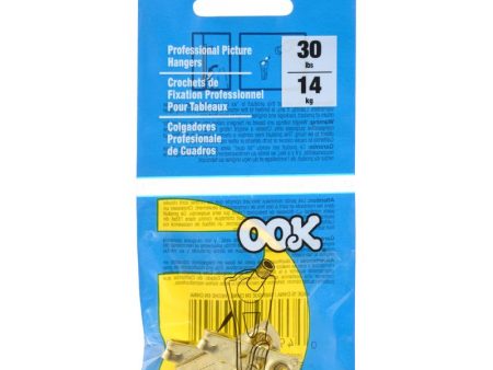 Hillman OOK Brass-Plated Blue Picture Hanger 30 lb 3 pk For Discount