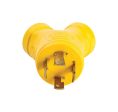 Camco 30 amps RV Generator Outlet Adapter 30-15A 1 pk Supply