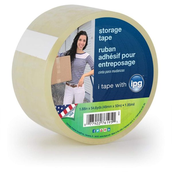 IPG i Tape 1.88 in. W X 54.6 yd L Storage Tape Clear Online