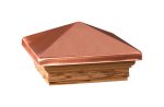 Deckorators 3 in. H X 6 in. W X 6 ft. L Copper Wood Post Cap For Sale