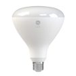 GE BR40 E26 (Medium) LED Floodlight Bulb Soft White 85 Watt Equivalence 1 pk Hot on Sale