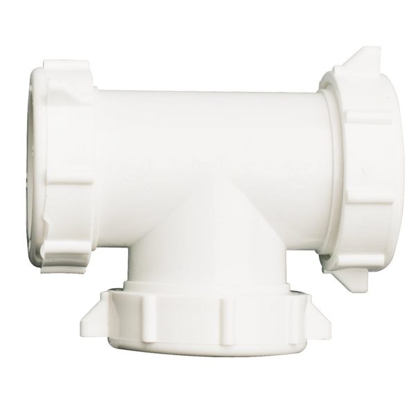 Plumb Pak 1-1 2 in. D Plastic 3-Way Coupling Tee on Sale