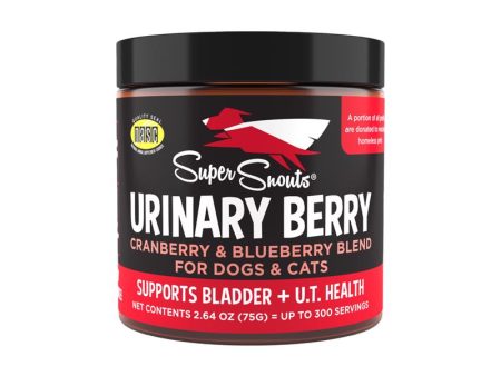 Super Snouts Urinary Berry Cat Dog Digestive Aid 2.64 oz Discount