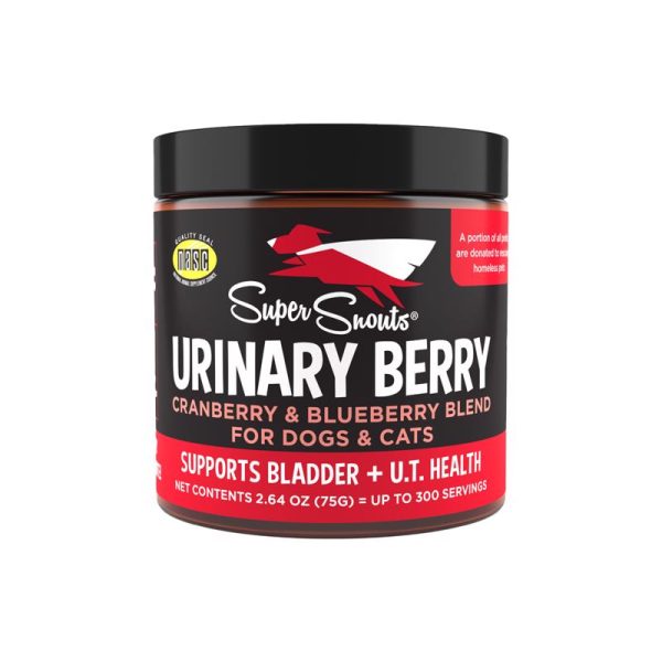 Super Snouts Urinary Berry Cat Dog Digestive Aid 2.64 oz Discount