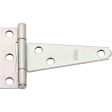 National Hardware 3 in. L Zinc-Plated Light T-Hinge 1 pk For Discount