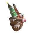 Celebrations Long Pirate Santa Boat 9 ft. Inflatable on Sale