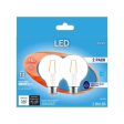 GE G25 E26 (Medium) LED Bulb Daylight 40 Watt Equivalence 2 pk Hot on Sale