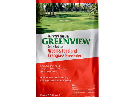 GreenView Fairway Formula Weed & Crabgrass Lawn Fertilizer For All Grasses 5000 sq ft Online Hot Sale