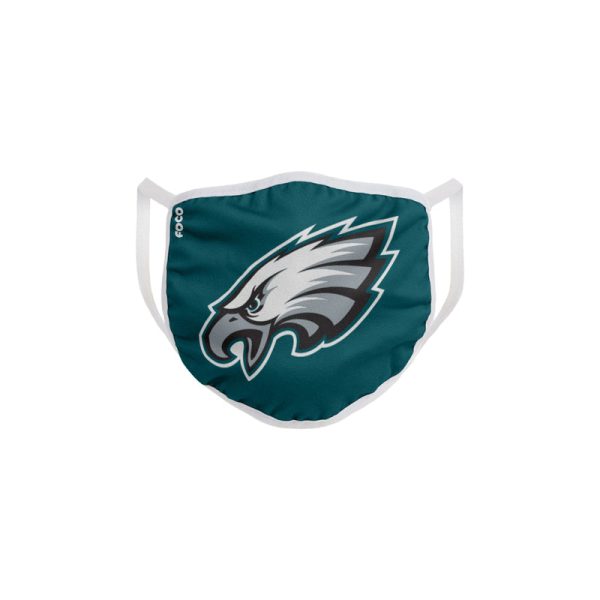 FOCO Household Multi-Purpose Philadelphia Eagles Face Mask Multicolored 1 pk For Discount