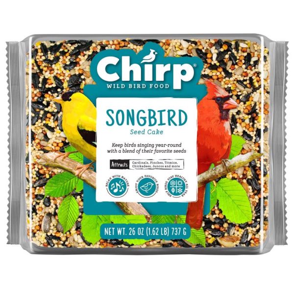 Chirp Songbird Black Oil Sunflower Seed Cake 26 oz For Cheap