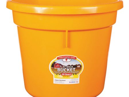 Little Giant 20 qt Bucket Orange Online