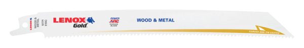 Lenox Gold 8 in. Bi-Metal Reciprocating Saw Blade 10 TPI 25 pk Cheap