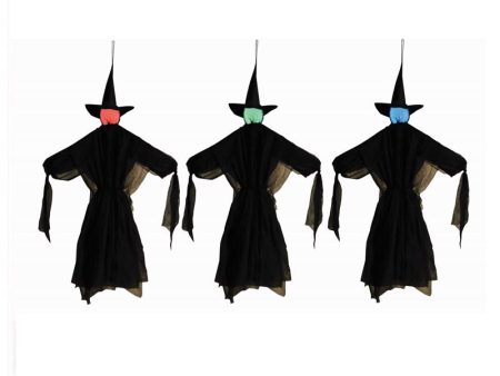 Fun World LED Prelit Hanging Witch Halloween Decor Online Hot Sale