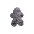 HuggleHounds HuggleFleece Gray Fleece Man Pet Toy Medium 1 pk Online Sale