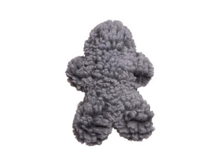 HuggleHounds HuggleFleece Gray Fleece Man Pet Toy Medium 1 pk Online Sale