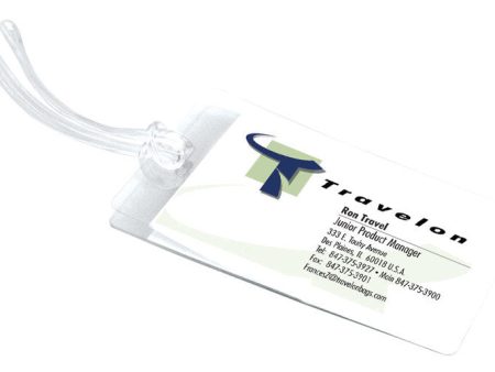 Travelon Clear Self-Laminating Tags Online