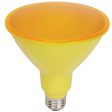 GE PAR 38 E26 (Medium) LED Floodlight Bulb Yellow 90 Watt Equivalence 1 pk Online now