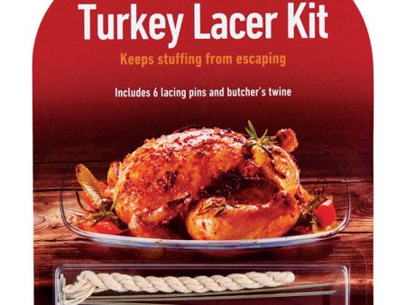 No Sew 5-1 4 in. W X 7-1 4 in. L Turkey Lacer Kit Silver White Online