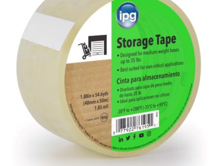 IPG i Tape 1.88 in. W X 54.6 yd L Storage Tape Clear Online