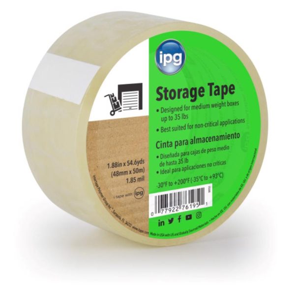 IPG i Tape 1.88 in. W X 54.6 yd L Storage Tape Clear Online