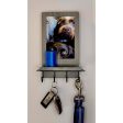 Hi-Jack 11 in. H X 3.5 in. W X 6.25 in. L Gray Metal Wood Decor Frame Key Holder For Discount