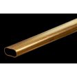 K&S 0.430 in. W X 12 in. L Oval Brass Tube 1 pk Online now