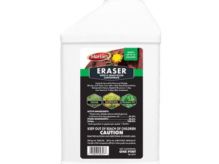 Martin s Eraser Vegetation Herbicide Concentrate 1 pt Hot on Sale