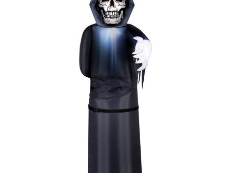 Occasions 6 ft. Prelit Animated Lurking Reaper Inflatable Supply