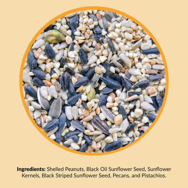 Lyric Chickadee Sunflower Seeds and Peanuts Wild Bird Food 4 lb Supply