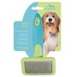 UGroom Blue Green Cat Dog Slicker Brush 1 pk Supply