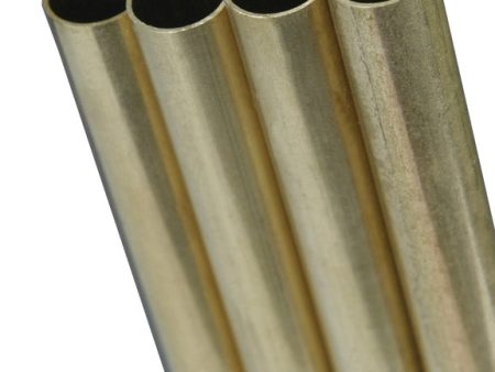 K&S 3 8 in. D X 36 in. L Round Brass Tube 4 pk Sale