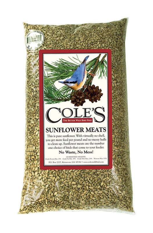 Cole s Assorted Species Sunflower Meats Wild Bird Food 10 lb Online