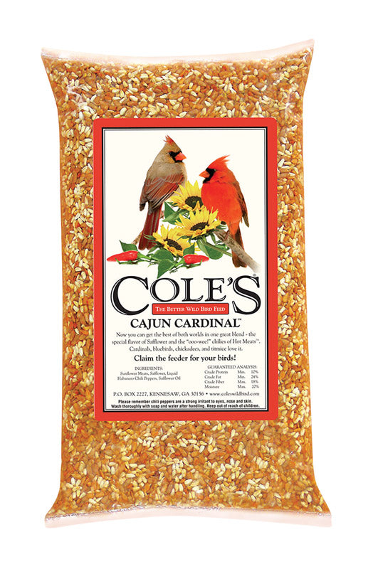 Cole s Cajun Cardinal Assorted Species Sunflower Meats Wild Bird Food 10 lb Cheap