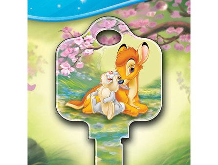 Hillman Disney Bambi and Thumper House Key Blank 68 SC1 Single For Schlage Locks Online now