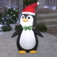 Gemmy Christmas Inflatable Penguin with Santa Hat 42 in. Inflatable Supply