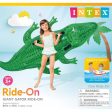 Intex Green Vinyl Inflatable Giant Gator Ride-On Pool Float Online Sale