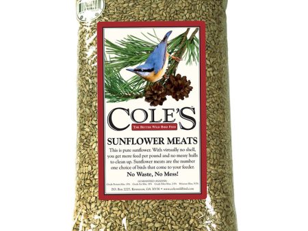 Cole s Assorted Species Sunflower Meats Wild Bird Food 20 lb For Sale