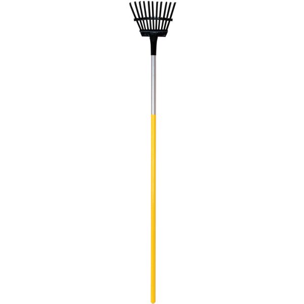 True Temper 55.32 in. 11 Tine Steel Shrub Rake Steel Handle Cheap